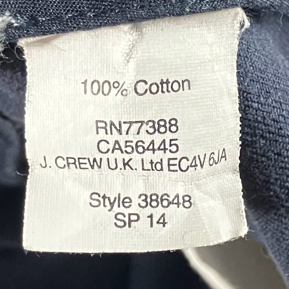 J.Crew Mens 31x30 Navy Blue 100% Cotton Straight‎ Leg Chino Pants - Picture 8 of 10